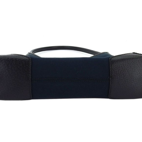 Authentic Salvatore Ferragamo shoulder bag canvas leather - Picture 5 of 8